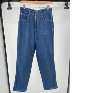 Vintage 80s Gitano Jeans 10 Western Pocket Ultra High Rise Mom Denim Fits 28